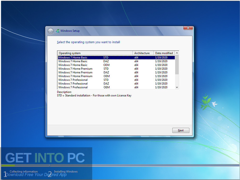 Windows 7 All in One 28in1 Updated Jan 2020 Screenshot 4 GetintoPC.com