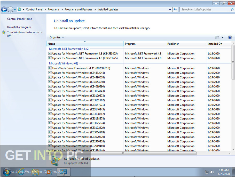 Windows 7 All in One 28in1 Updated Jan 2020 Screenshot 8 GetintoPC.com
