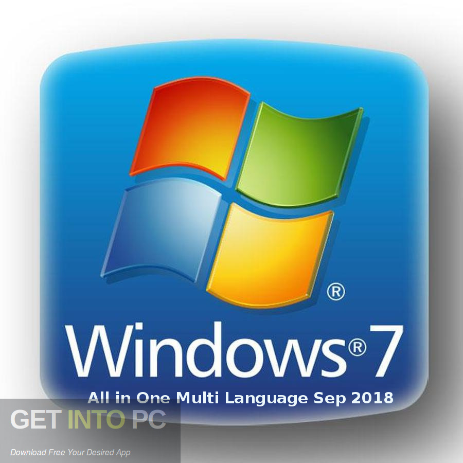 Windows 7 All in One Multi Language Sep 2018 Free Download GetintoPC.com