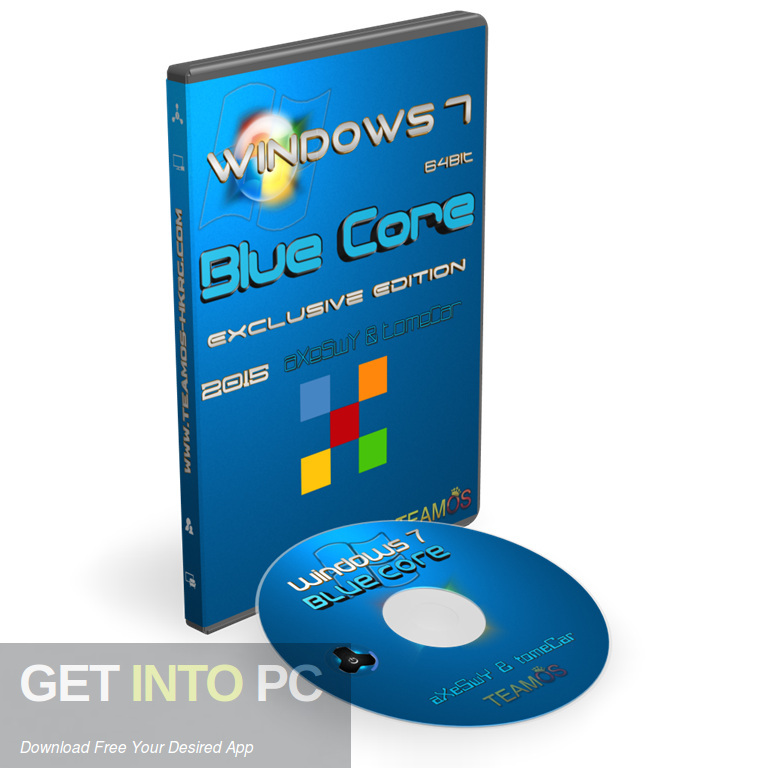 Windows 7 Blue Core Free Download GetintoPC.com