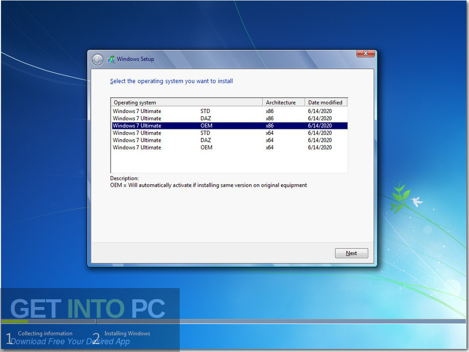 Windows 7 SP1 Ultimate JUNE 2020 Screenshot 4 GetintoPC.com