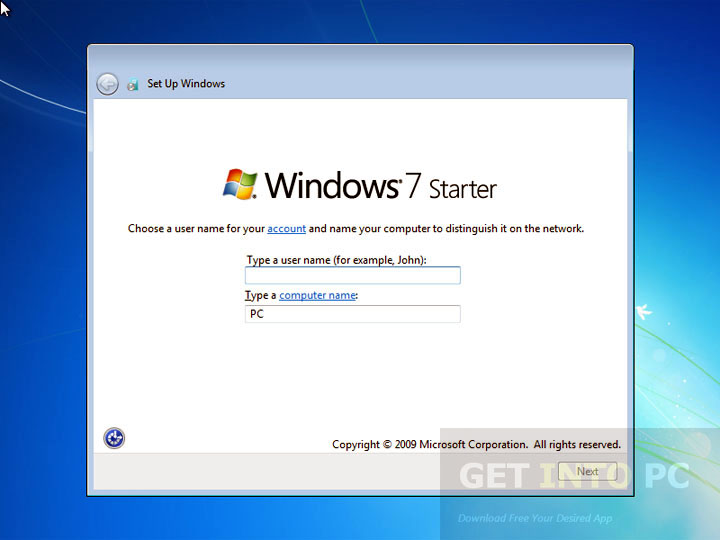 Windows 7 Starter Download ISO 32 Bit