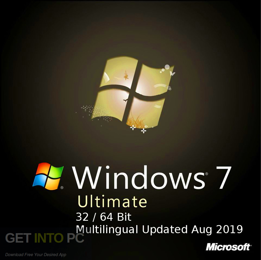 Windows 7 Ultimate 32 64 Bit Multilingual Updated Aug 2019 Free Download GetintoPC.com