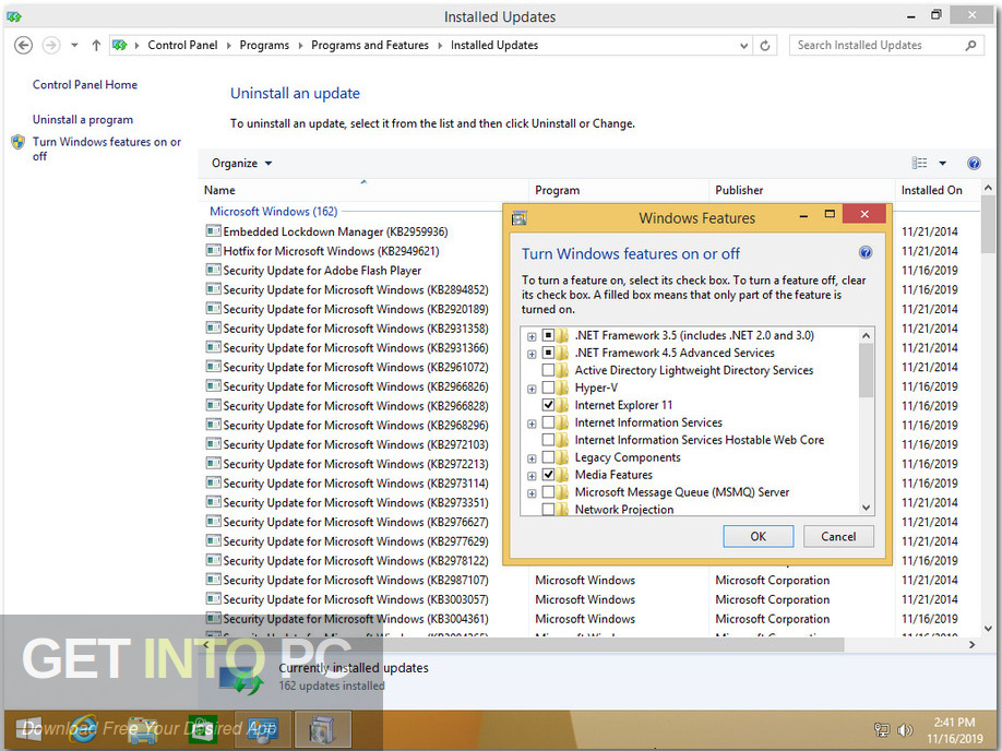 Windows 8.1 AIO 8in1 Updated Nov 2019 Screenshot 6 GetintoPC.com