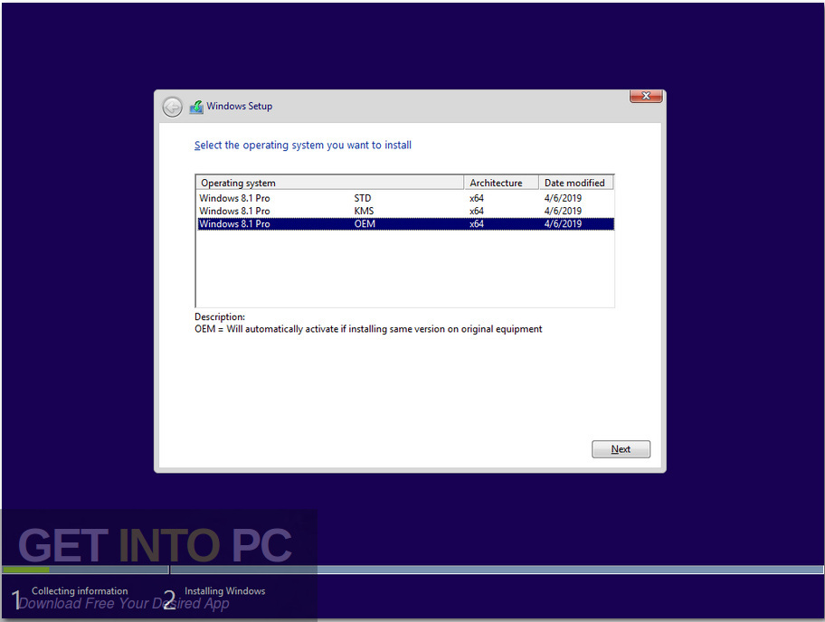 Windows 8.1 Pro Apr 2019 Screenshot 4 GetintoPC.com