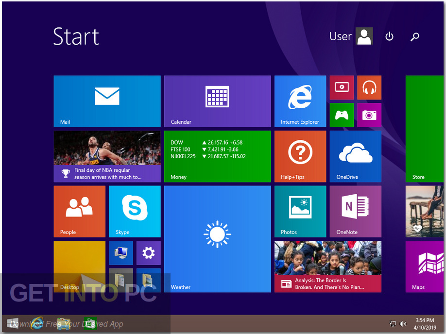 Windows 8.1 Pro Apr 2019 Screenshot 8 GetintoPC.com