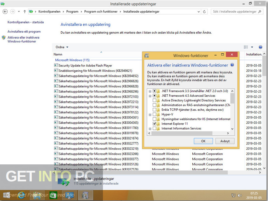 Windows 8.1 Pro x64 WMC Feb 2019 Screenshot 6 GetintoPC.com