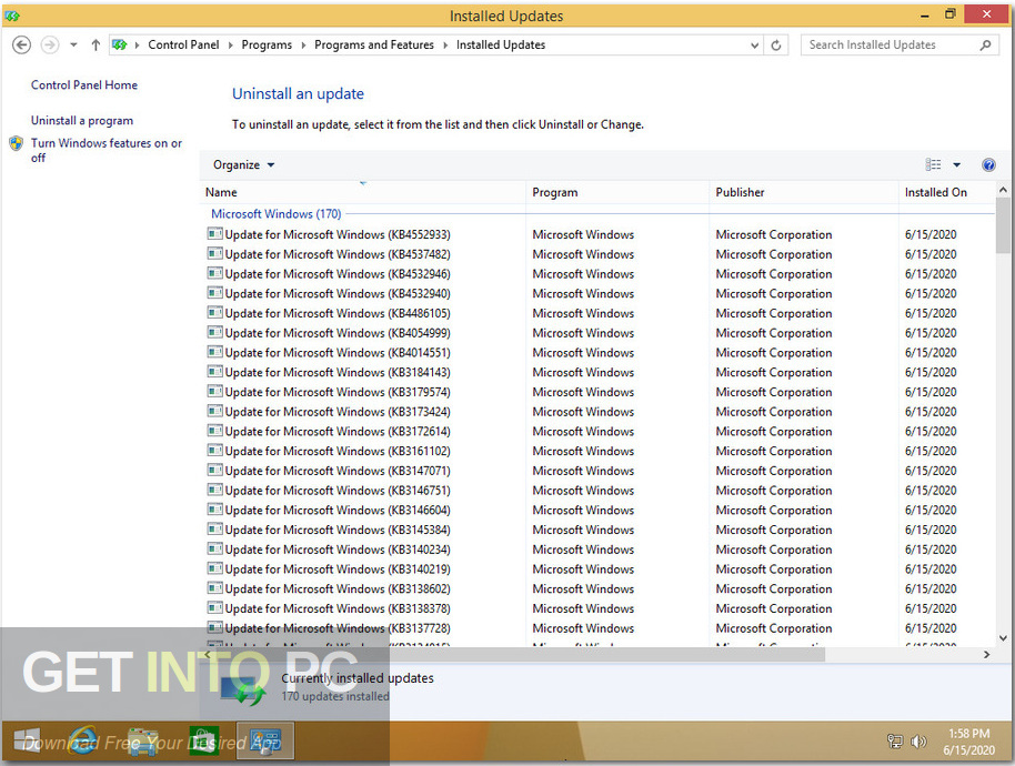 Windows 8.1 X86 Home Pro 4in1 JUNE 2020 Screenshot 5 GetintoPC.com