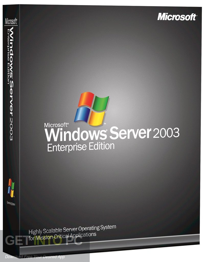 Windows Server 2003 All Editions ISO Free Download GetintoPC.com