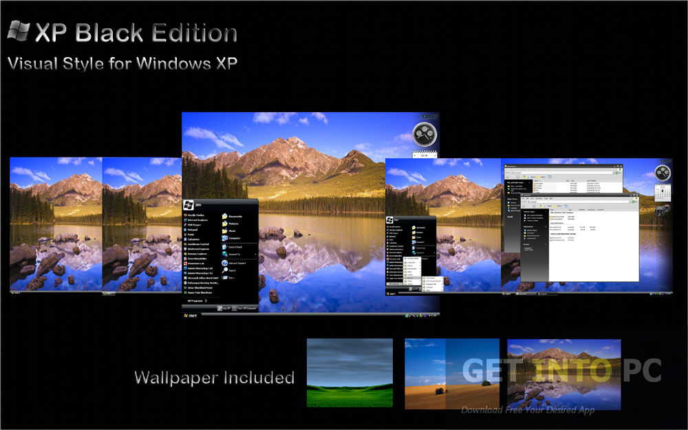 Windows XP SP3 Black Edition 2014 Latest Version Download