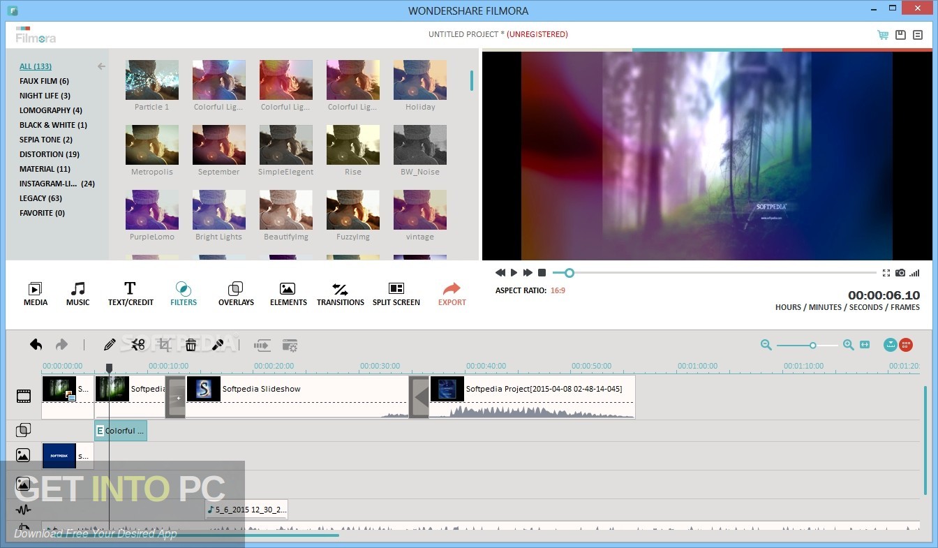 Wondershare Filmora 9 Effects Pack Offline Installer Download-GetintoPC.com