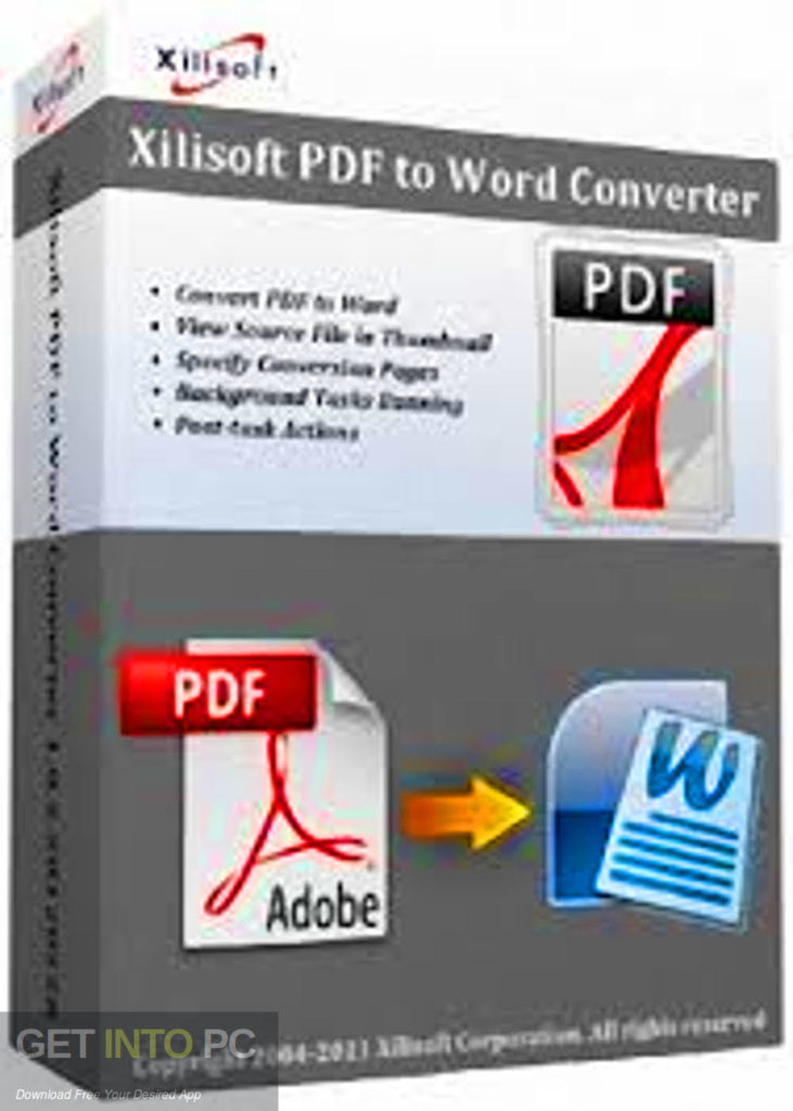 Xilisoft PDF to Word Converter Free Download GetintoPC.com scaled