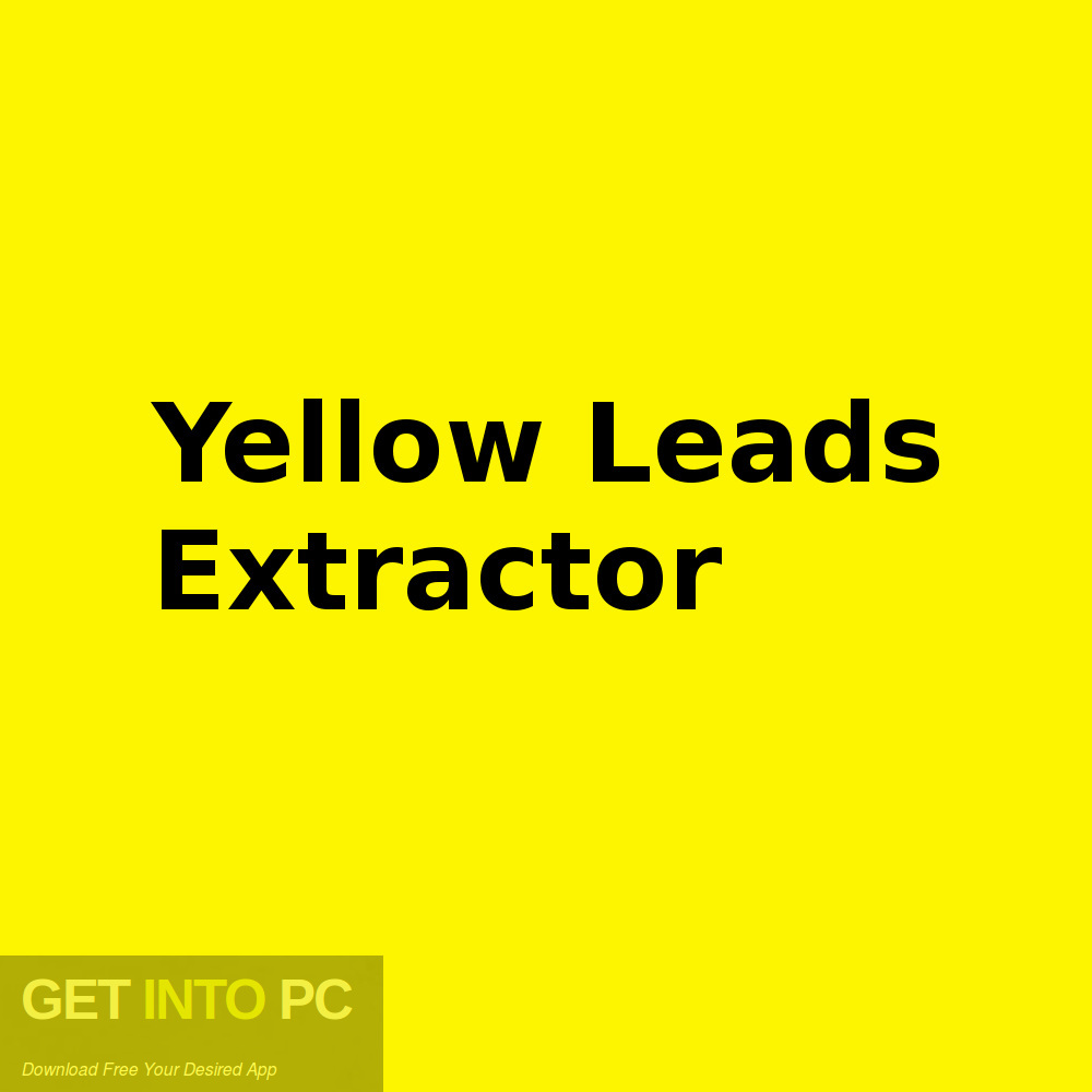 Yellow Leads Extractor Free Download-GetintoPC.com