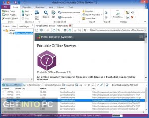 MetaProducts Portable Offline Browser 2020 Free Download 2 MetaProducts Portable Offline Browser 2020 Free Download