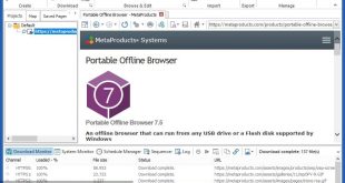 MetaProducts Portable Offline Browser 2020 Free Download