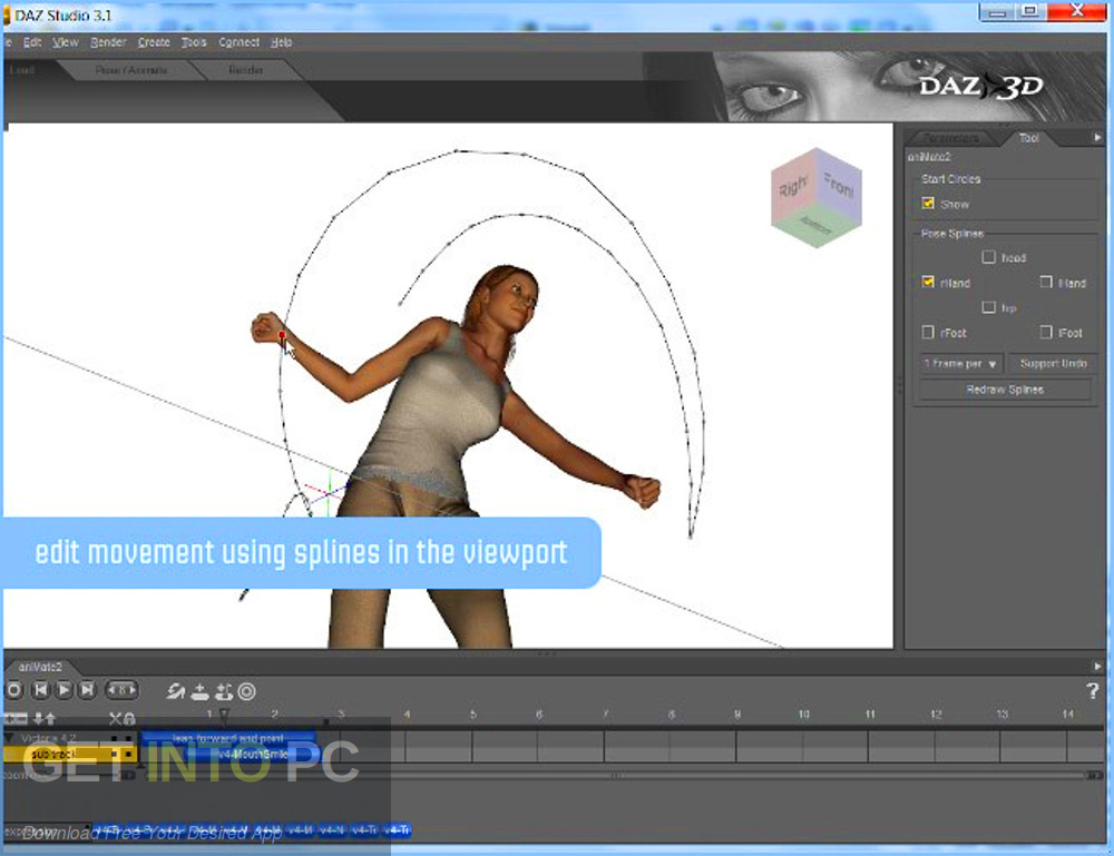 aniMate plugin for DAZ Studio Direct Link Download-GetintoPC.com