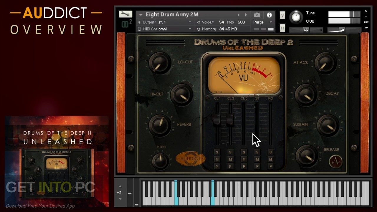 Auddict - Drums of the Deep II UNLEASHED (KONTAKT) Free Download