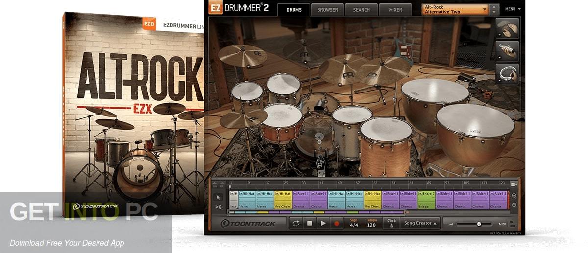 Toontrack - Alt-Rock EZX Free Download