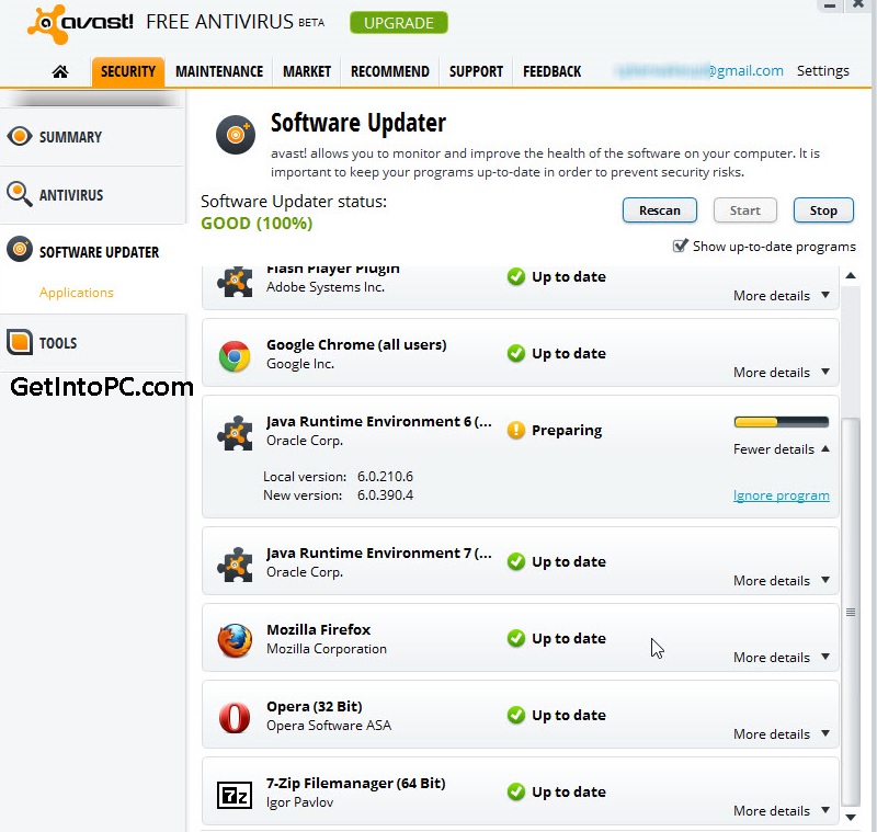 free avast antivirus 2013 download