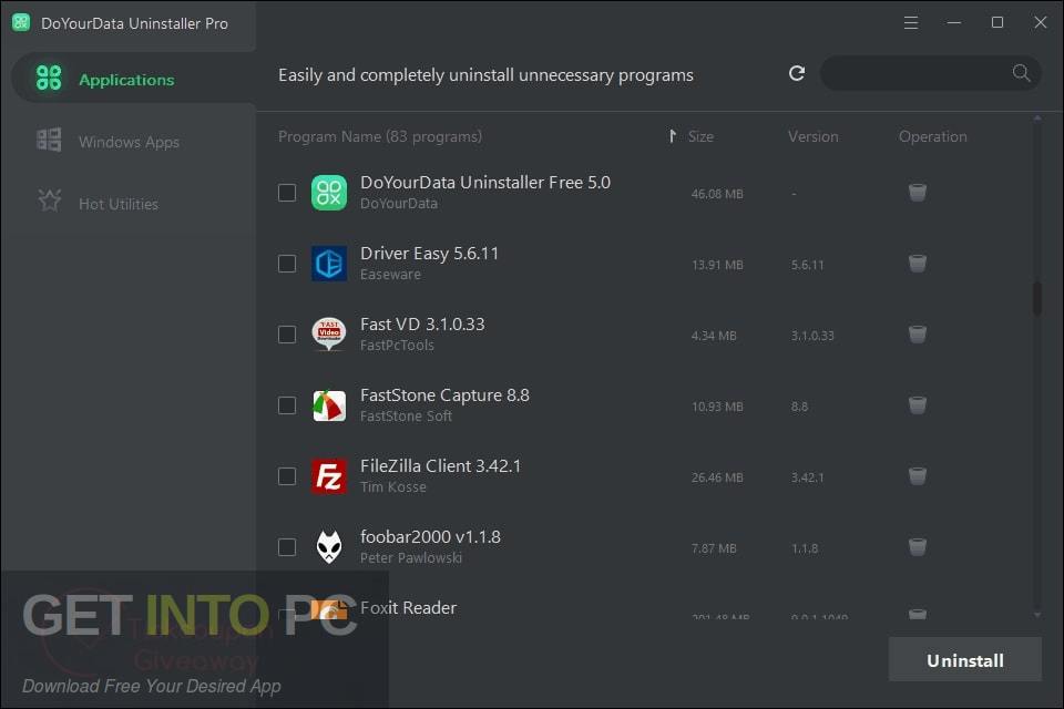 DoYourData Uninstaller Pro Direct Link Download