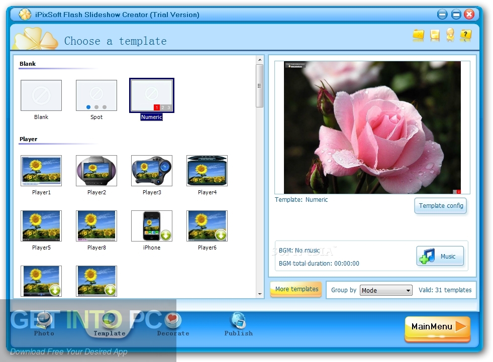 iPixSoft Flash Slideshow Creator Direct Link Download-GetintoPC.com