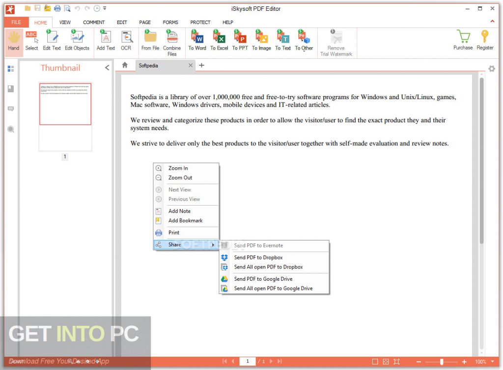 iSkysoft PDF Editor Pro 6.3.5 Direct Link Download-GetintoPC.com