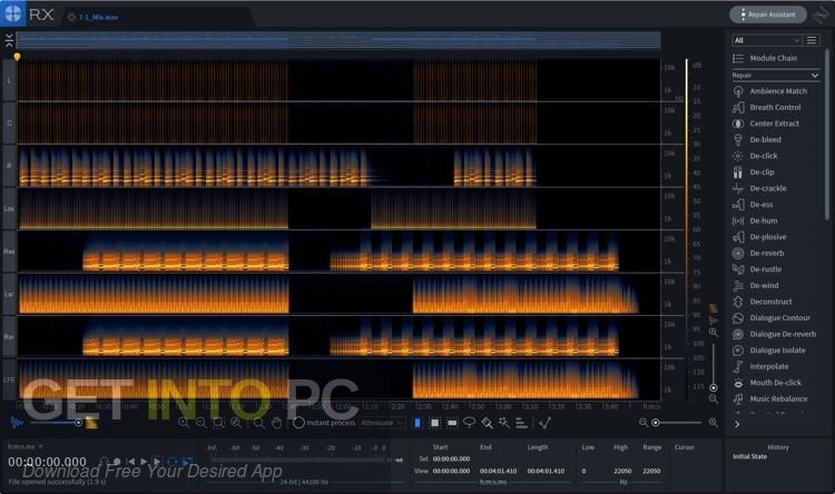 iZotope RX 7 Audio Editor Advanced VST Offline Installer Download-GetintoPC.com