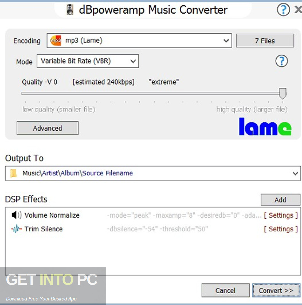 illustrate dBpowerAMP Music Converter Direct Link Download GetintoPC.com