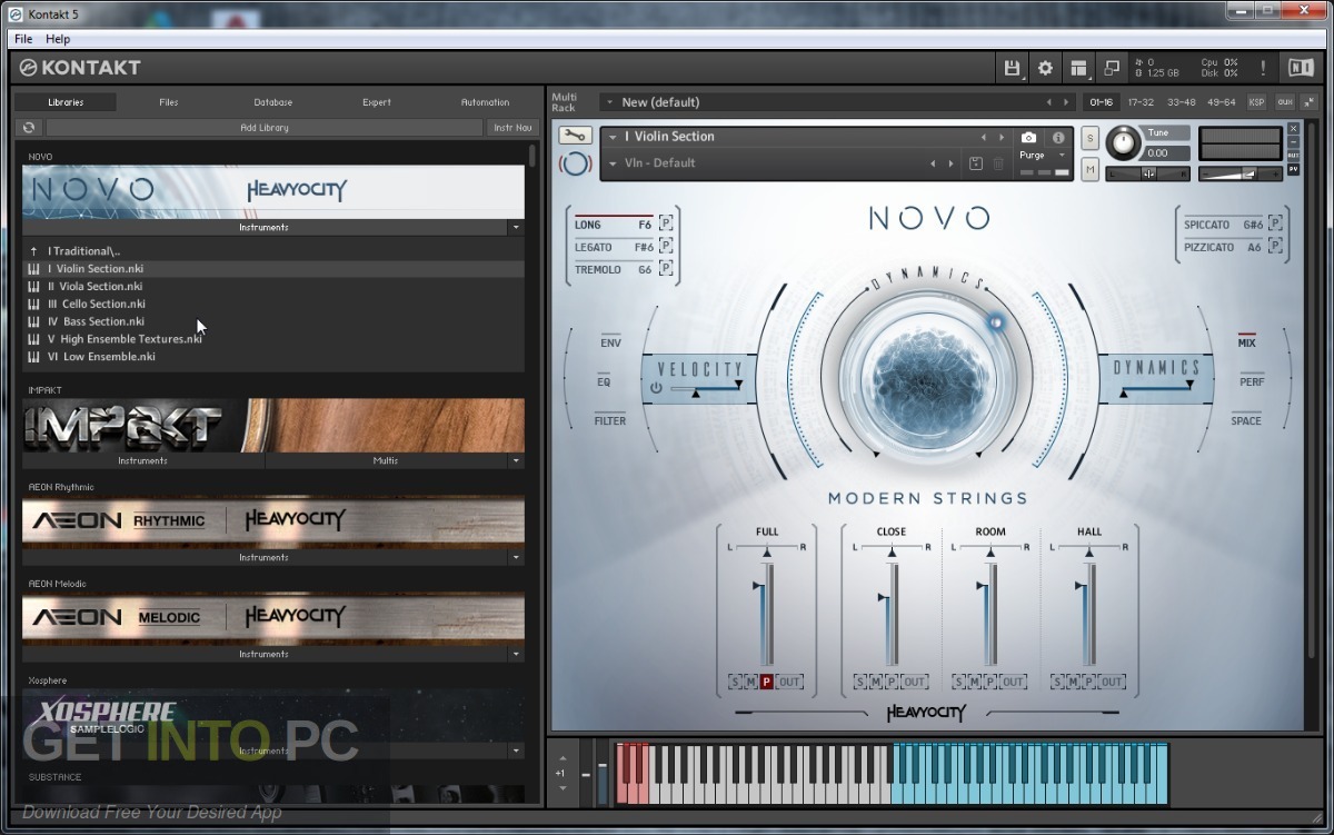 Heavyocity - NOVO Modern Strings Evolved Edition (KONTAKT) Direct Link Download