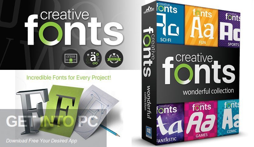 Summitsoft Creative Fonts Collection 2020 Free Download