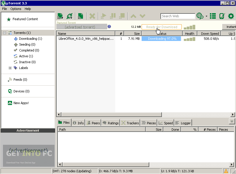 uTorrent PRO v3.4.3 Build 40760 Stable Direct Link Download