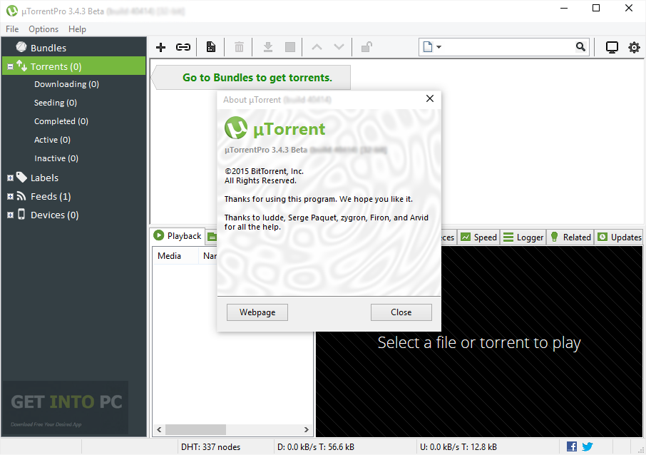 uTorrent PRO v3.4.3 Build 40760 Stable Latest Version Download