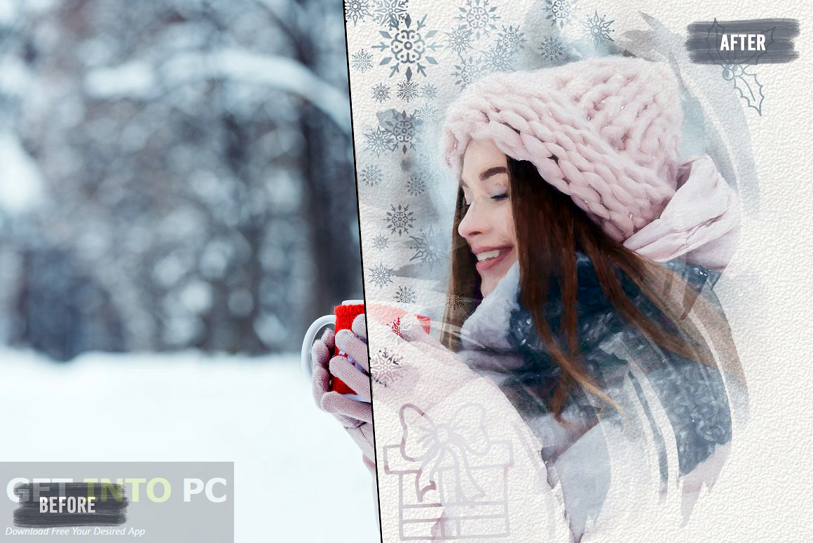 CreativeMarket - 20 Winter Magic Brushes [ABR] Direct Link Download